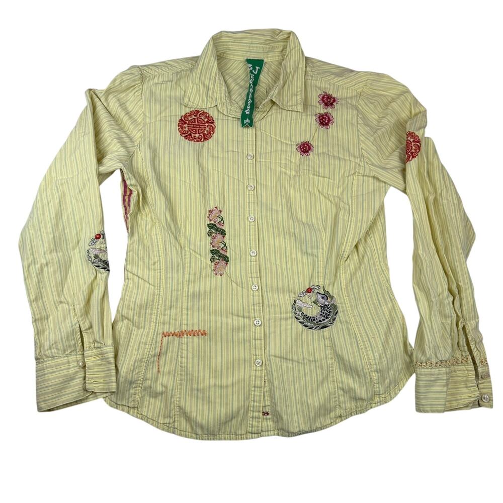 Johnny Was 3J Workshop Stripe Shirt – Size Large